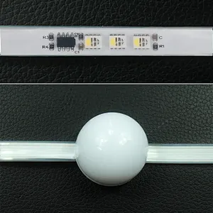 DC12V IP67 RGB Half Globe LED Light String Magic Full Color Holiday  Decoration